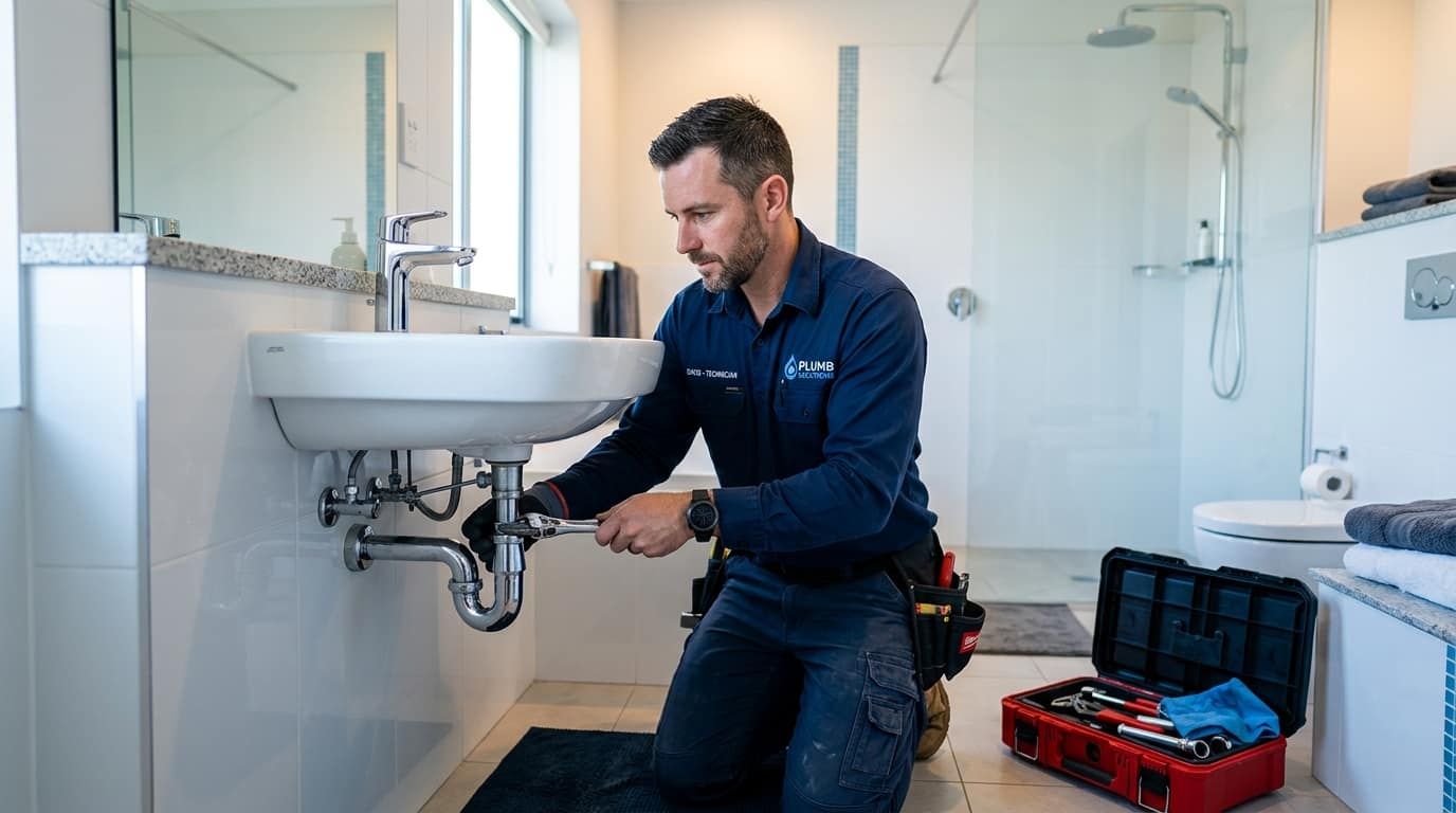 Instalator Galati intervenind la reparatie sanitara in bucatarie